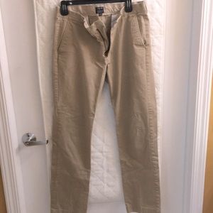 Mens J Crew Sutton khaki pants 32x32